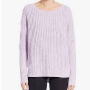 Lord & Taylor Knit Lavender Sweater